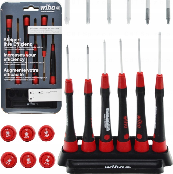 Přesné Šroubováky Wiha Pro Mechanika 6 Kusů Torx 4 TX5 TX6 TX7 TX8 TX9