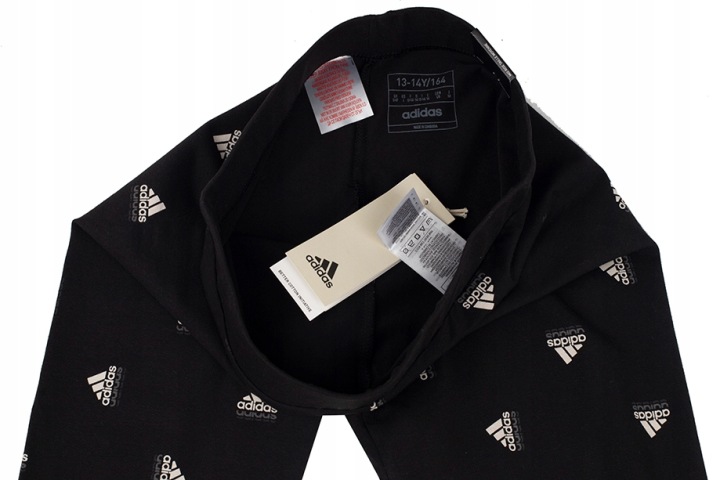 Легінси для дітей ADIDAS BRAND LOVE принт чорно-білі IB8916 р. 152 см — фото 7