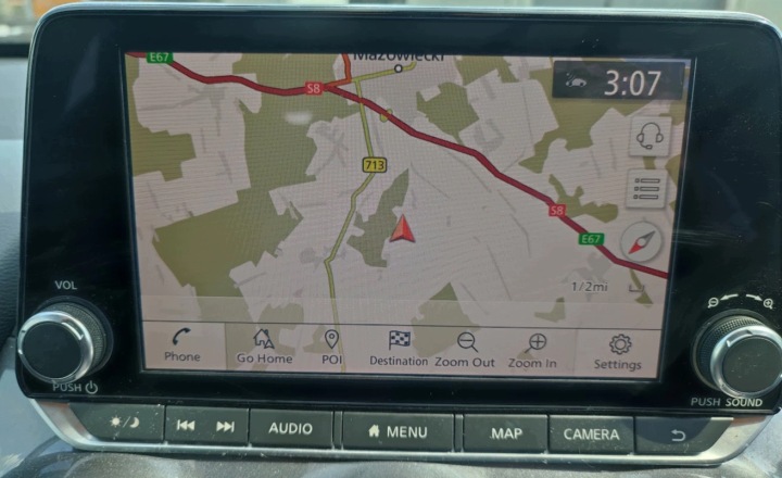 RADIO Navigation NAVI GPS EKRAN NISSAN JUKE II F16 259156PM1A