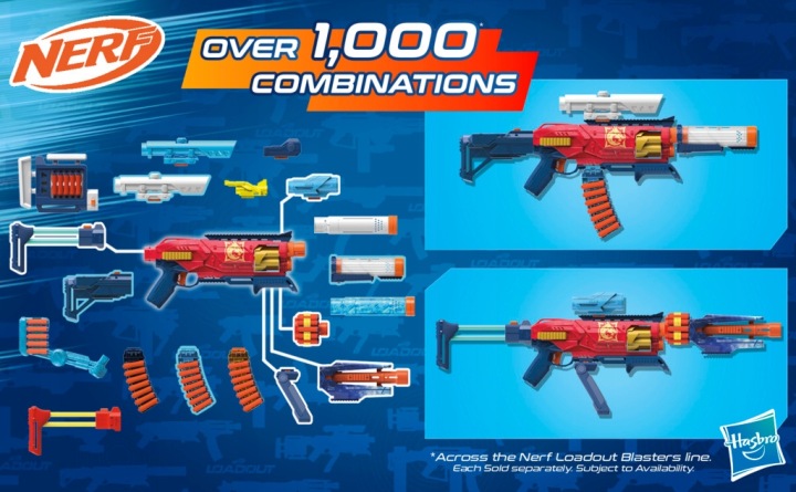 Nerf Loadout Пускова установка Бластер SHADOWSPEED RECON 14 стрілок Hasbro G1759 — фото 6