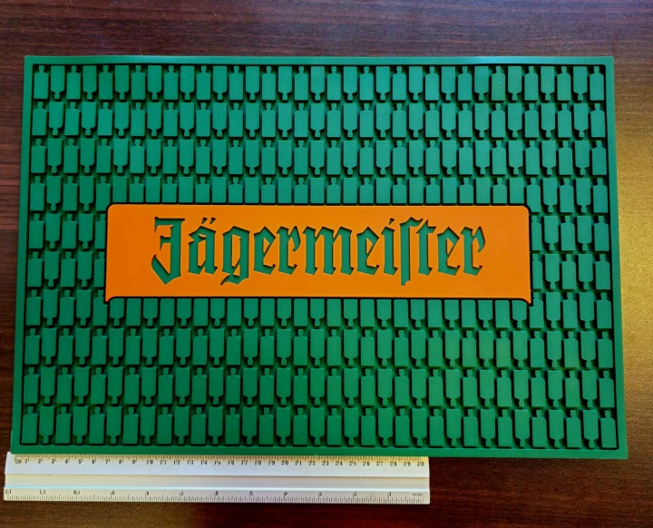 Jagermeister Barová Podložka Odkapávač Guma Jelen Lovec Unikát Zelená