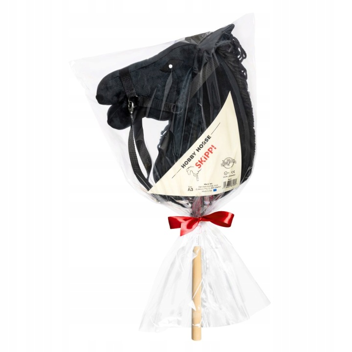 Набір Skippi - Hobby Horse чорний і додатковий недоуздок - світло-зелений — фото 4