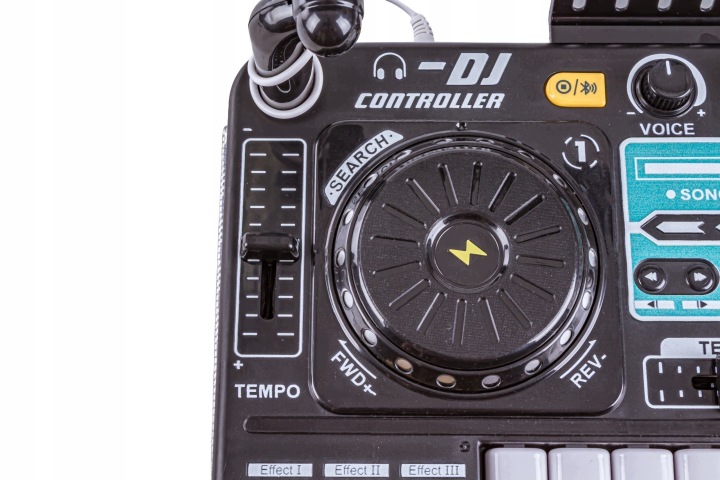 Іграшка DJ Bluetooth для дітей 35 см міксер ефектів LED вогні мікрофон — фото 2