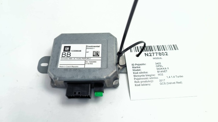 modul 13306648 navigáció OPEL MOKKA X