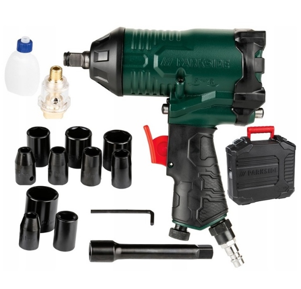 Parkside pneumatic impact wrench spr one powietrze nasadki 17w1