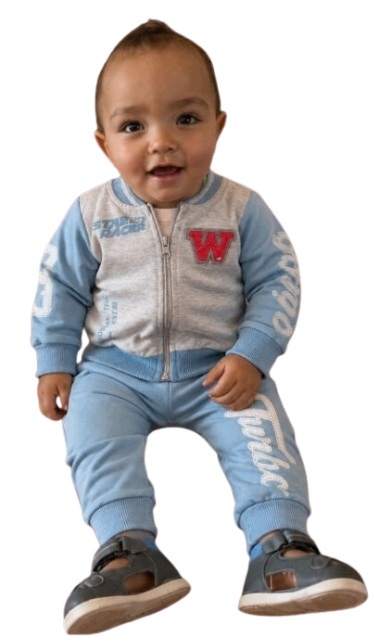 Komplet dres niemowlęcy bluza bluzka spodnie — zdjęcie 2