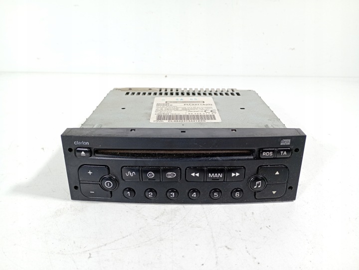 Citroen C3 02-10 RADIO ORYGINALNE CD brakuje kodu OE 96488011XT