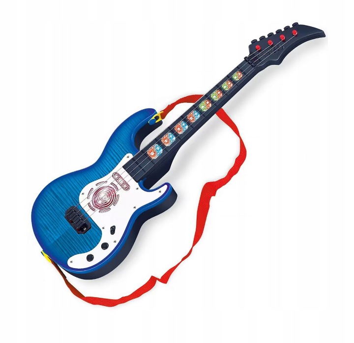 ROCK STRING GUITAR 4 STRINGS 52 CM LEARNING INSTRUMENT FOR KIDS Brand click4TOYS
