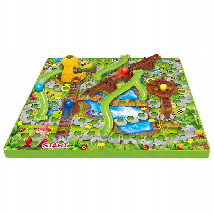 GRA PLANSZOWA WĘŻE DRABINY 3D SNAKES AND LADDERS RODZINNA 5+ WOOPIE Wydawca Woopie