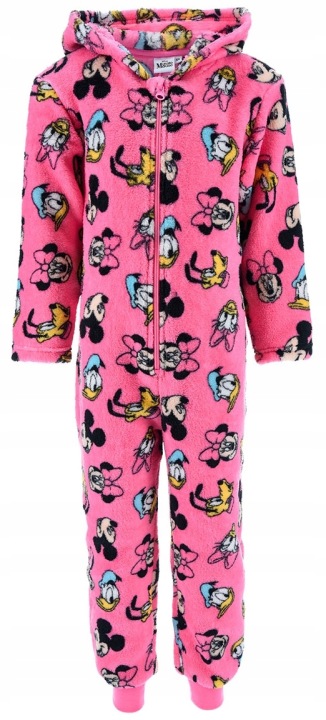 Рожевий комбінезон для дівчинки Minnie Mouse . Розмір 128 см .
