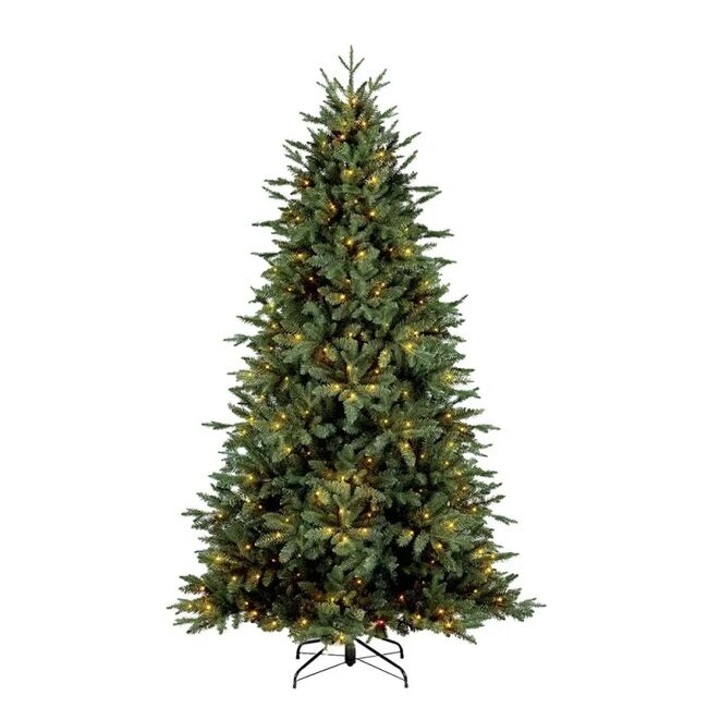 Umělý vánoční stromek s Led diodami, 210cm