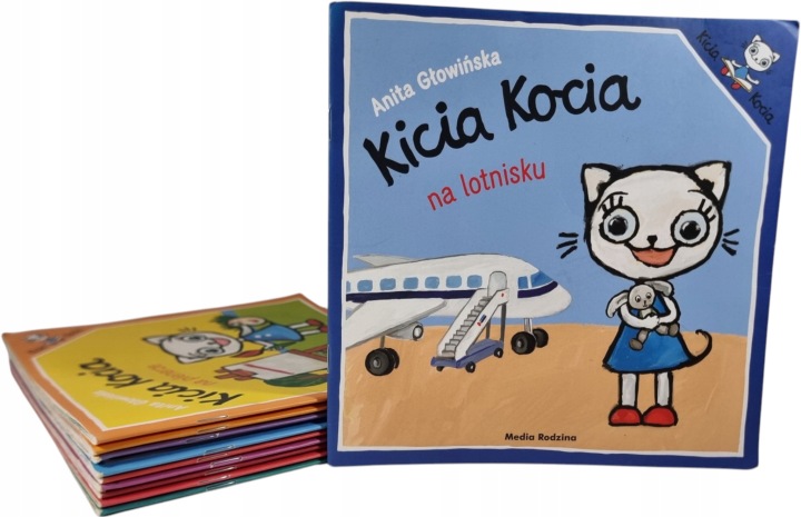 Zdjęcie egzemplarza: Kicia Kocia / zestaw 10 książek dla dzieci / u dentysty / na lotniku