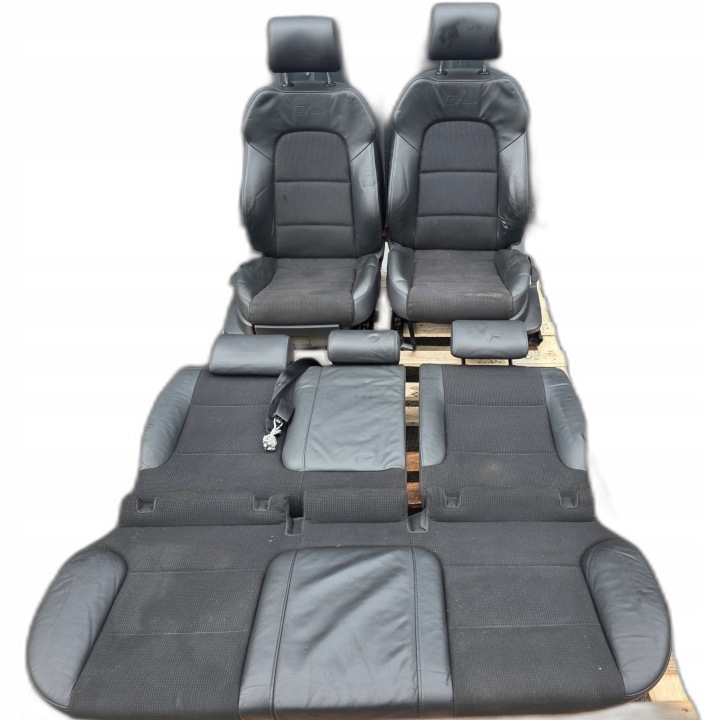 Sitz Sitze AUDI A3 8P Leder KUBELKI SPORTBACK 5-Tür S LINE POL Leder *2