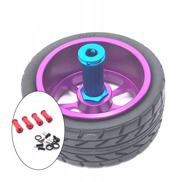 4 шт. RC Сплав Wheel Hex Hub Drive Адаптер 12 мм для WLtoys 12428 1:12 RC Червоний — фото 5