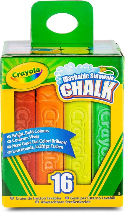 Crayola Крейда для асфальту для дітей кольорова 16 шт. Crayola — фото 2
