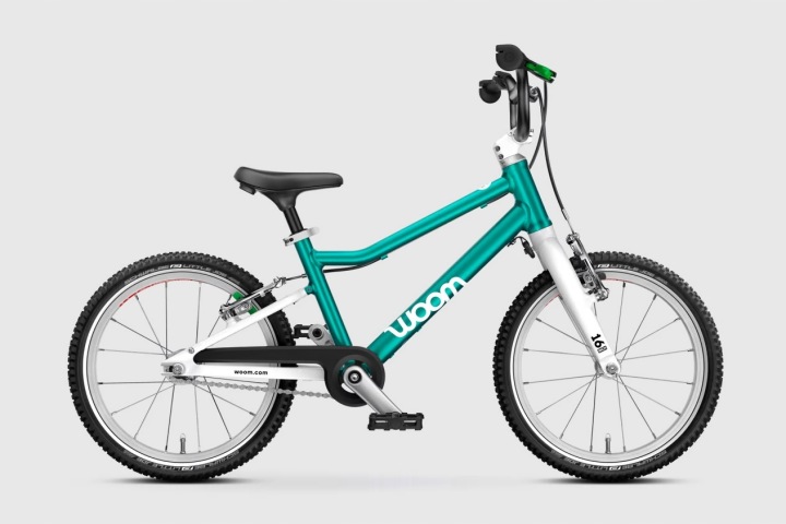 Велосипед дитячий легкий WOOM Go 3 бірюзовий колеса 16"
