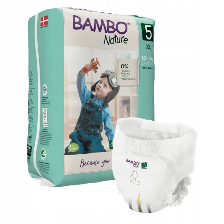 Bambo Nature Трусики-підгузки 5 11-17 кг 19 шт. Проти Попрілостям Зручні — фото 2