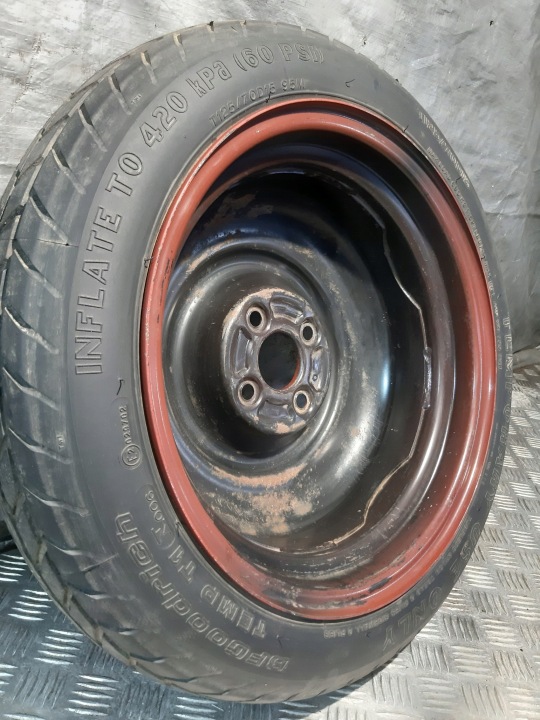 Honda Civic Varapyörä 125/70R15 ET:45 4 ruuvit 11