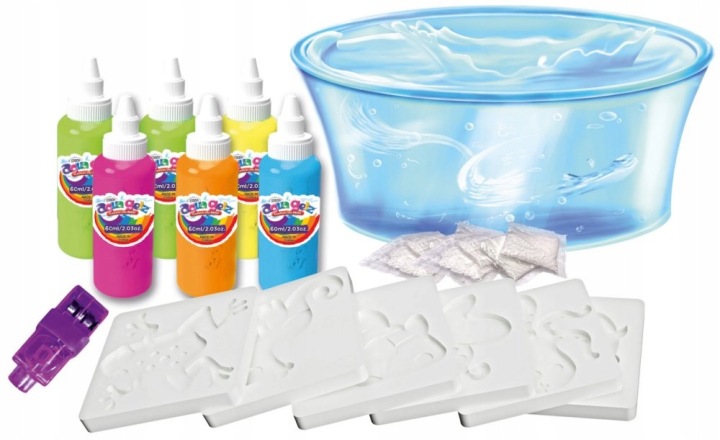 AQUA GELZ GLOWZ набір для творчості DELUXE кольорові гелі що світяться в темряві — фото 2
