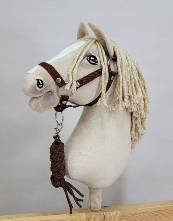 Чумбур для Hobby Horse з мотузки - коричневий — фото 2