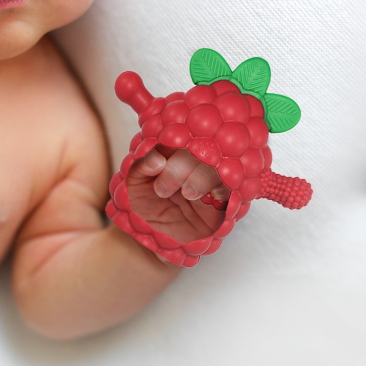 Прорізувач RAZBERRY силіконовий для дітей Червоний Розм. Baby 1 шт. — фото 4