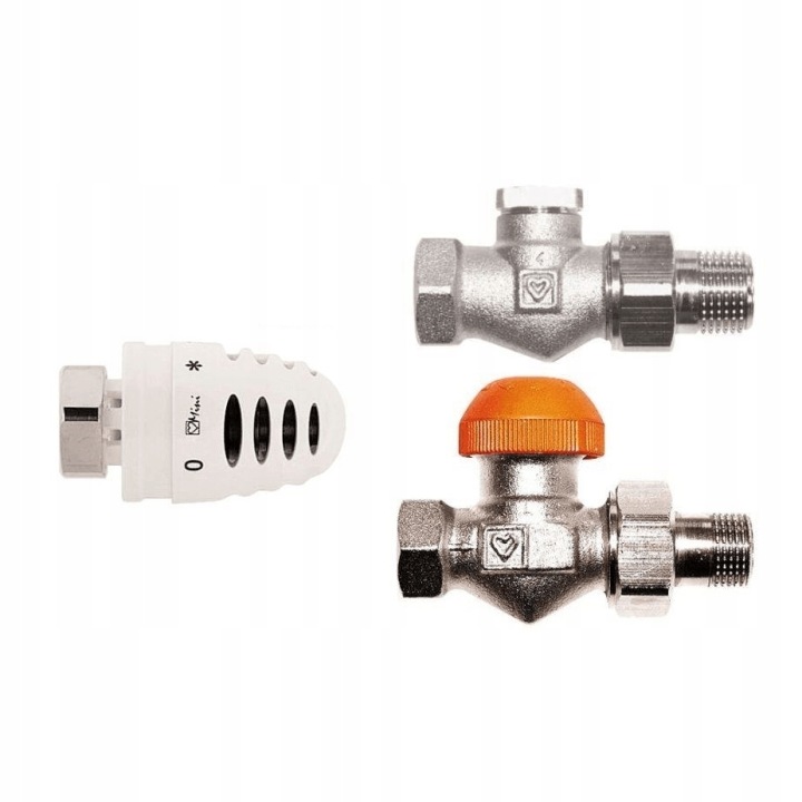 Termostatická sada Herz – jednoduchá 1/2"