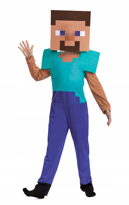 Костюм Steve Minecraft 7-8 років Гра MINE Craft Оригінальний з Гри 125-135 см.