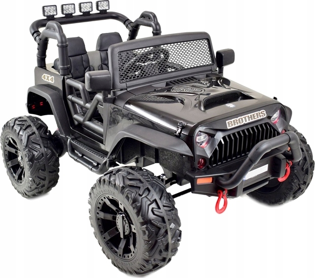 JEEP всюдихідний на акумулятор 24 В сила 2x200 Вт амортизатори пульт — фото 2