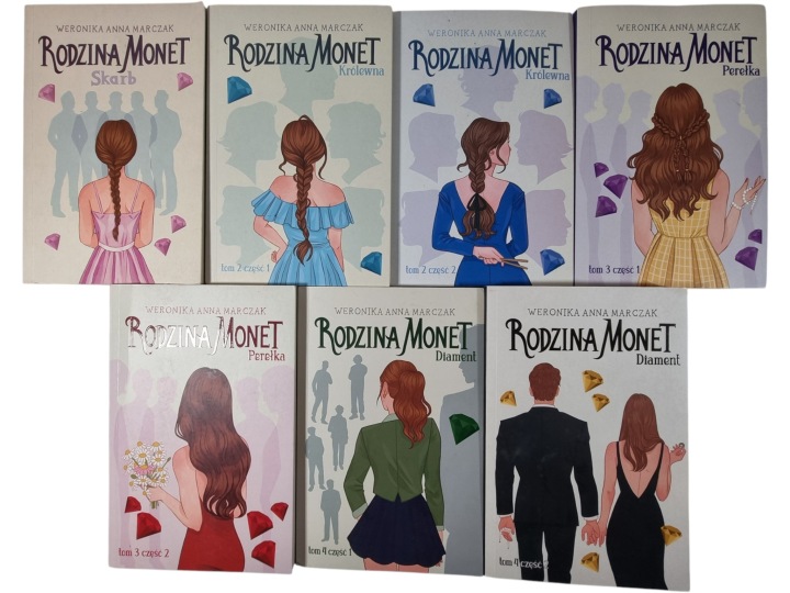 Zdjęcie egzemplarza: Rodzina Monet / zestaw 7 książek / Weronika Anna Marczak Komplet