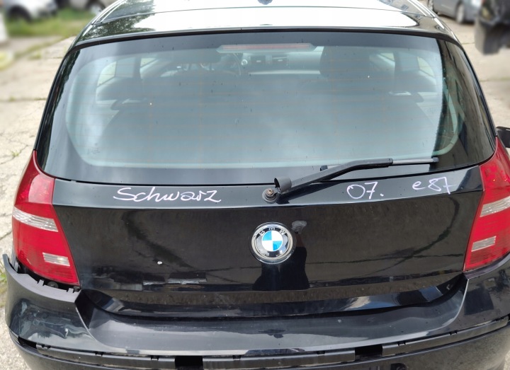 BMW E87 07R 3D heckklappe kofferraumdeckel Kofferraum SCHWARZ