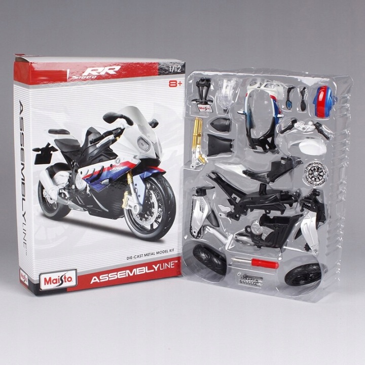 Модель Мотоцикл Maisto BMW S1000RR 1:12 для складання 39191 — фото 14