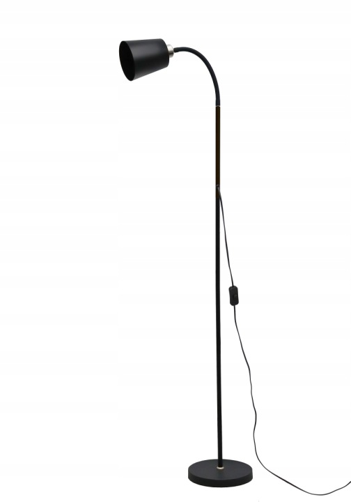Podlahová lampa 40W E27 černá