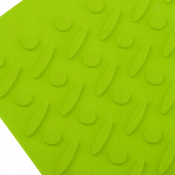 Килимок для місця на кружку Hot Pad Coaster Підставка під гаряче Килимків Піт Килимків Силіконовий тримач на каструля Зелена — фото 5