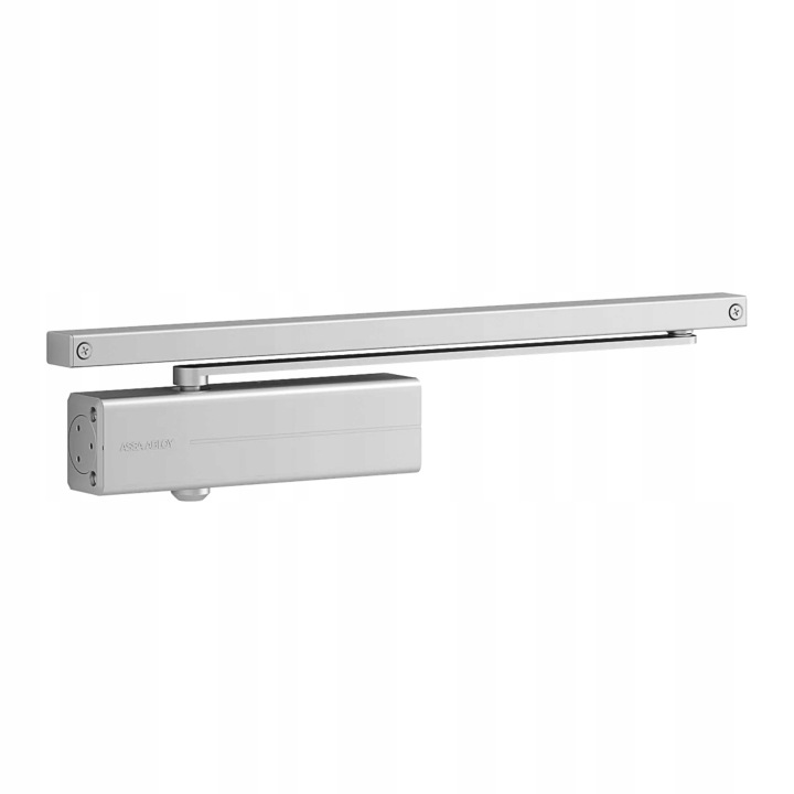 Samozavírač Assa Abloy DC135 s posuvnou lištou, stříbrný