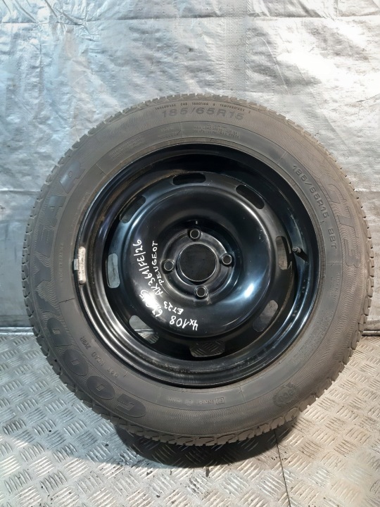 wheel spare spare PEUGEOT 185/65R15 88T 6J ET23 4x108