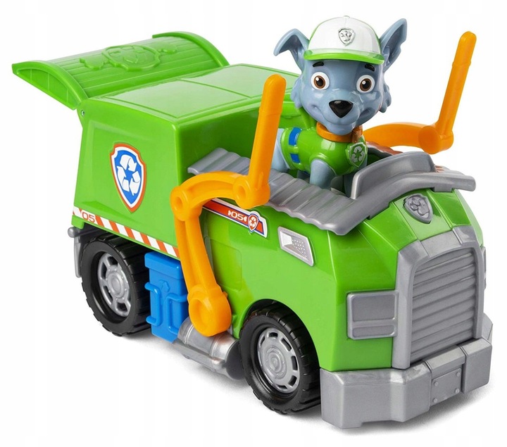 PSI PATROL POJAZD AUTO TRANSFORMUJĄCA RUCHOMA ŚMIECIARKA ROCKY FIGURKA ECO Rodzaj pojazdu pojazdy z bajek