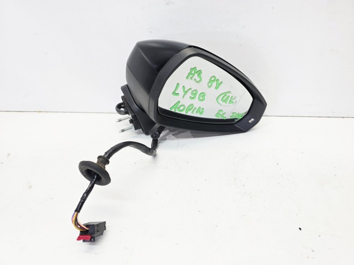 SPECCHIETTO RETROVISORE Esterne Destro EL. SKLADANE Anteriore AUDI A3 8V LY9B 10 PIN UK