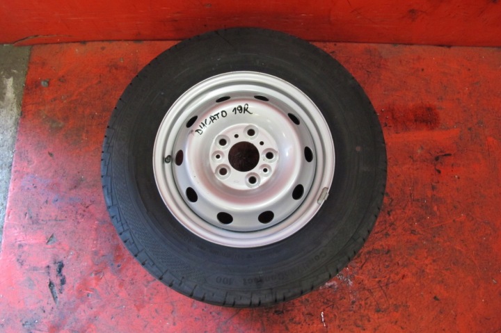 JUMPER BOXER DUCATO 06- III CERCHIO gomma CUSCINETTO TENDICINGHIA ruota di scorta 15'' 6J 5x118 ET68