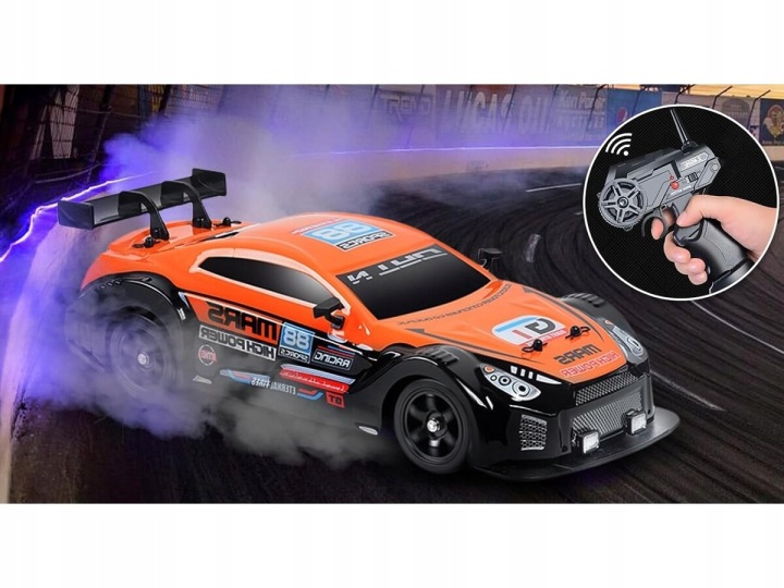 Автомобіль на радіокеруванні HB Toys 4x4 для дрифту 1:16 червоний — фото 3