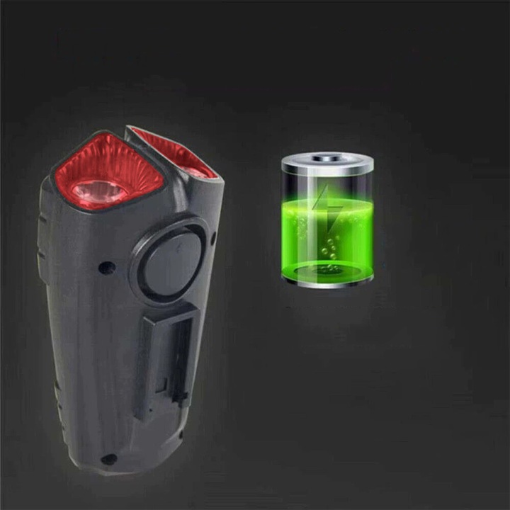 Набір з клаксоном і акум. USB ліхтарів велосипедних, передній і задній — фото 4