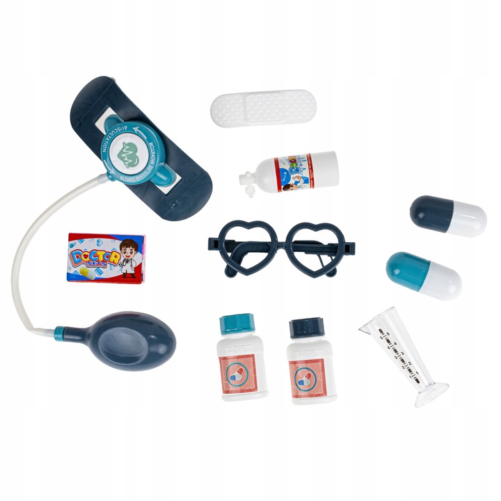 SET OF SMALL DOCTOR MEDICAL SUITCASE FOR CHILDREN STETHOSCOPE + ACCESSORIES Brand click4TOYS