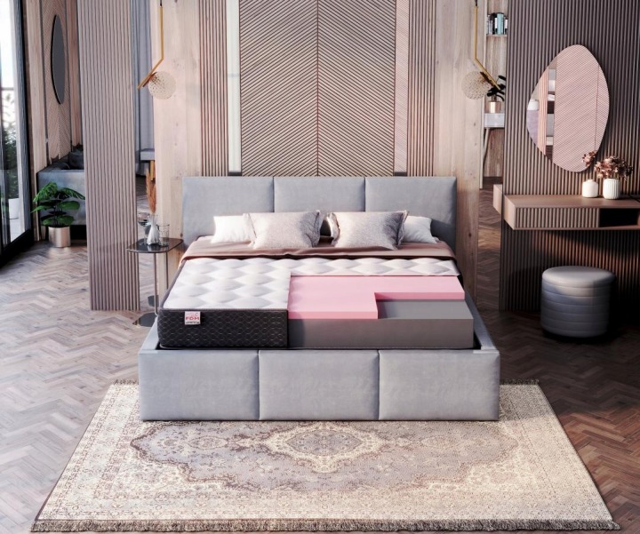 Матрац MERIDO 140x200 Silvercare Комфортний Міцний Зручний Спальня — фото 2
