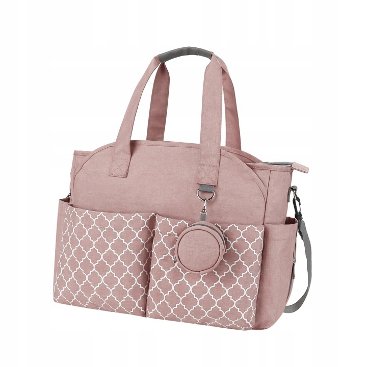 Водонепроникна сумка Nappy Bag Tote Сумка на плече з сумкою для пляшки — фото 6