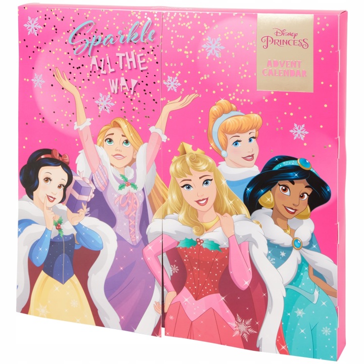 Adventní kalendář Disney Princess pro malou princeznu s kosmetikou New