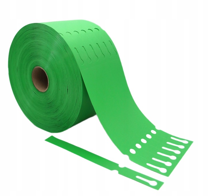 Smyčkové zahradnické/sadové etikety Zelené 200x17mm (17x200) 5000 ks