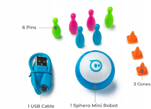 Для програмування і кодування Sphero Міні Синій — фото 5