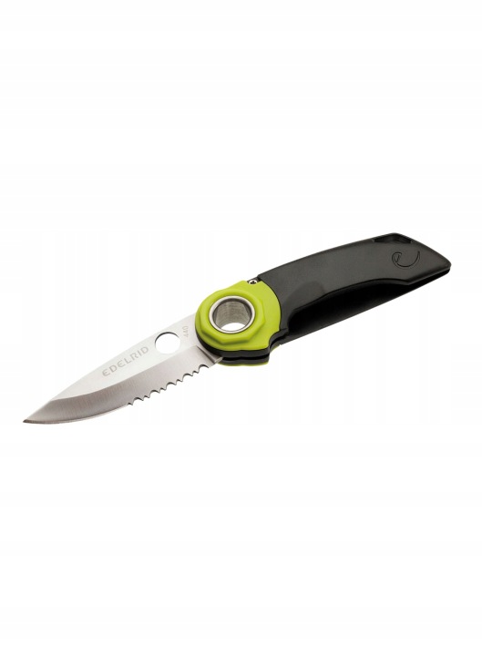Nůž Edelrid Rope Tooth Einhandmesser noc/oasis