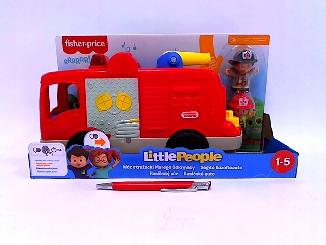 FISHER PRICE LITTLE PEOPLE пожежна машина іграшка для дітей +12 міс. — фото 3