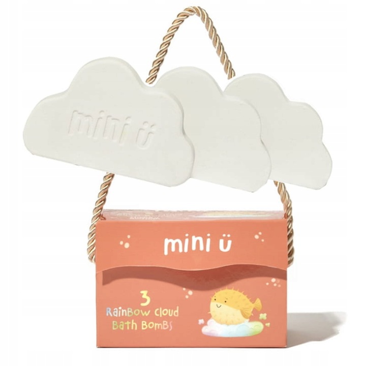 Mini-u Веселкові хмаринки для купання для дітей 3 шт. — фото 3