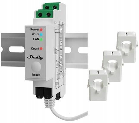 Shelly Pro 3EM 120A Měřič Energie